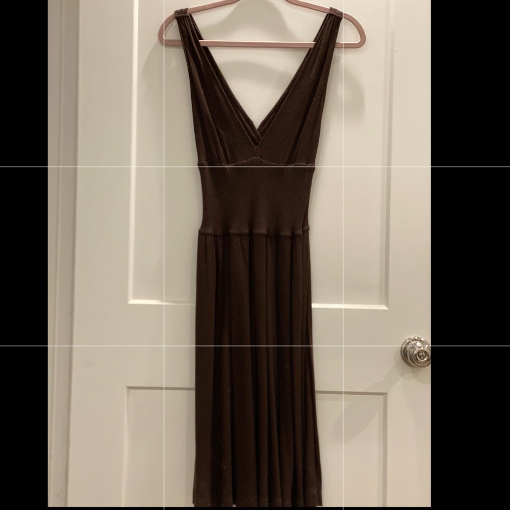 Diane Von Furstenberg Deep V neck midi dress